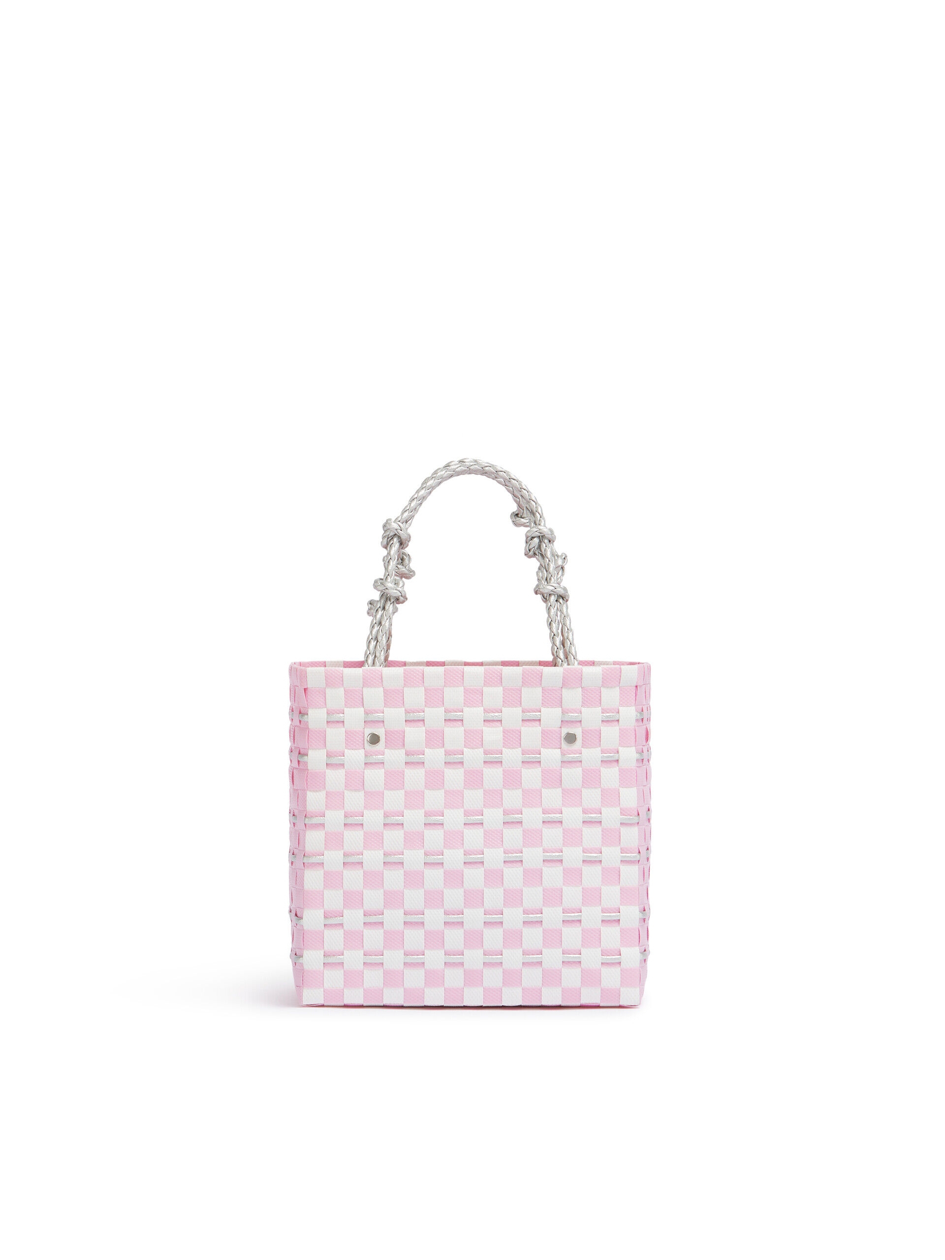 MARNI MARKET ワンハンドル バスケット　バック ピンク MARNI MARKET ブレードハンドル バスケットバッグ | Marni