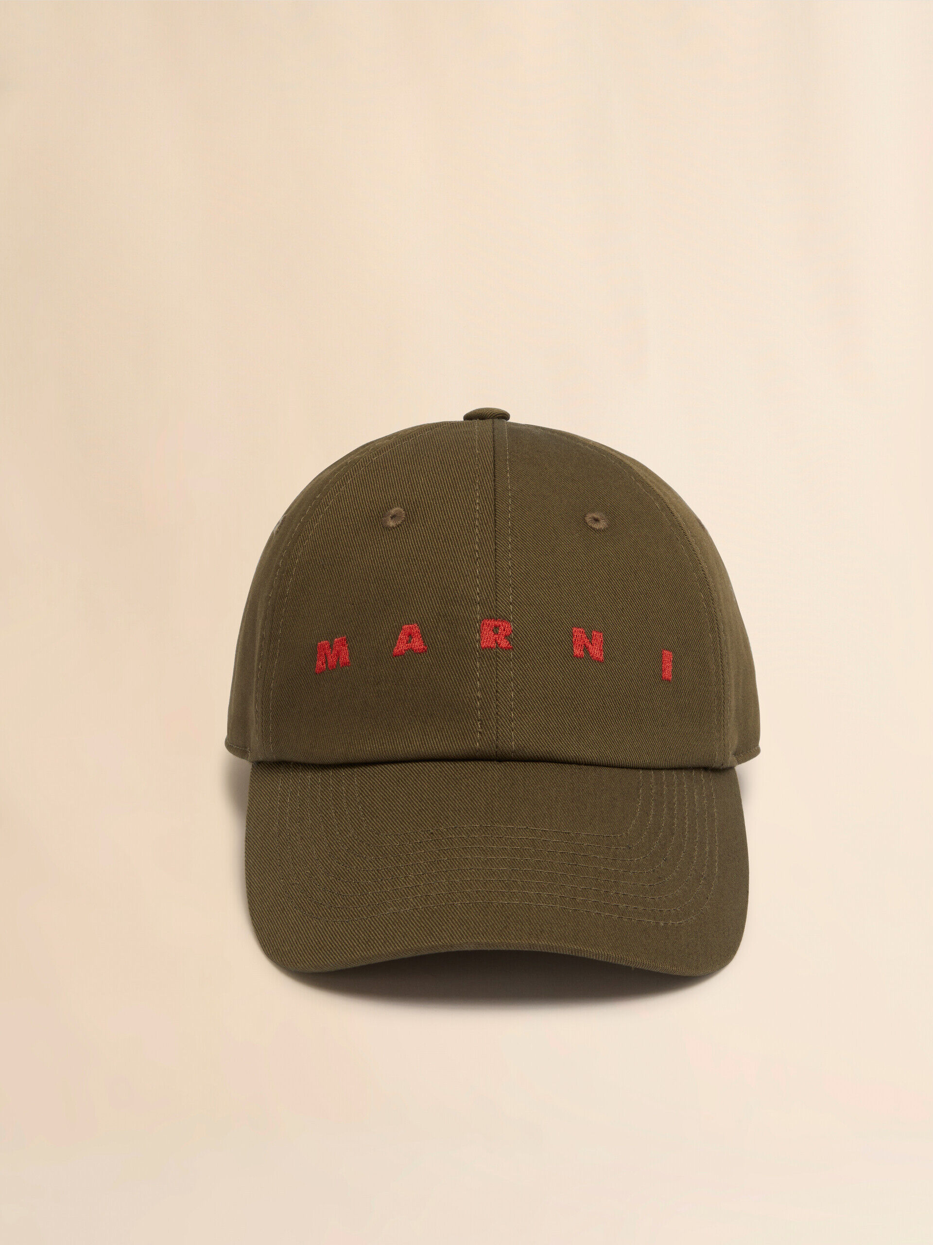 MARNI チャルタムキャットアイサンクラス CHARDHAM GRD ディープグリーン オーガニックギャバジン製ベースボール