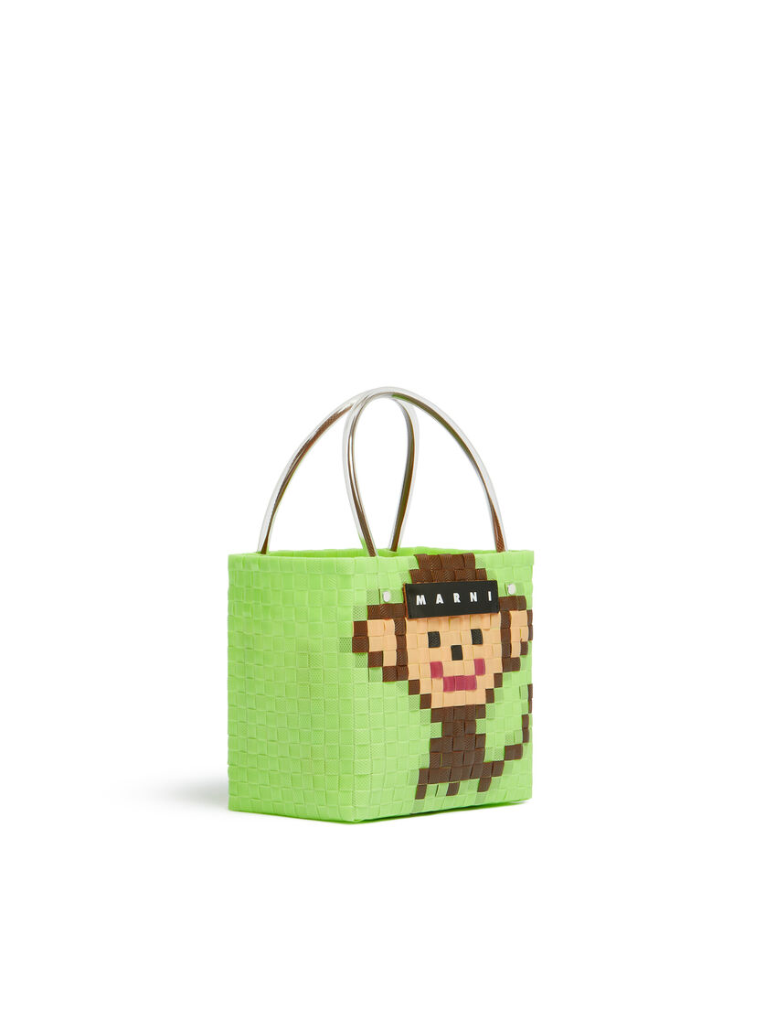 Light green MARNI MARKET ANIMAL BASKET bag | Marni 