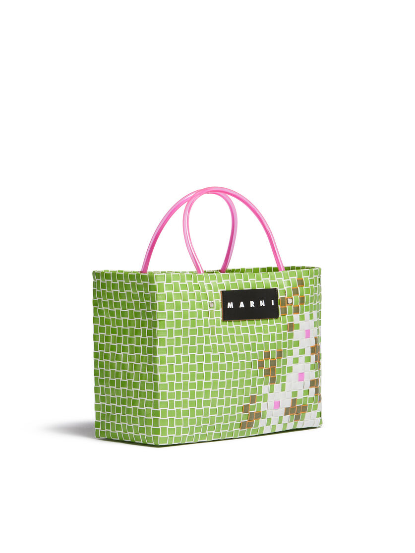 ロイヤルブルー MARNI MARKET FLOWER BASKET - ショッピングバッグ - Image 2