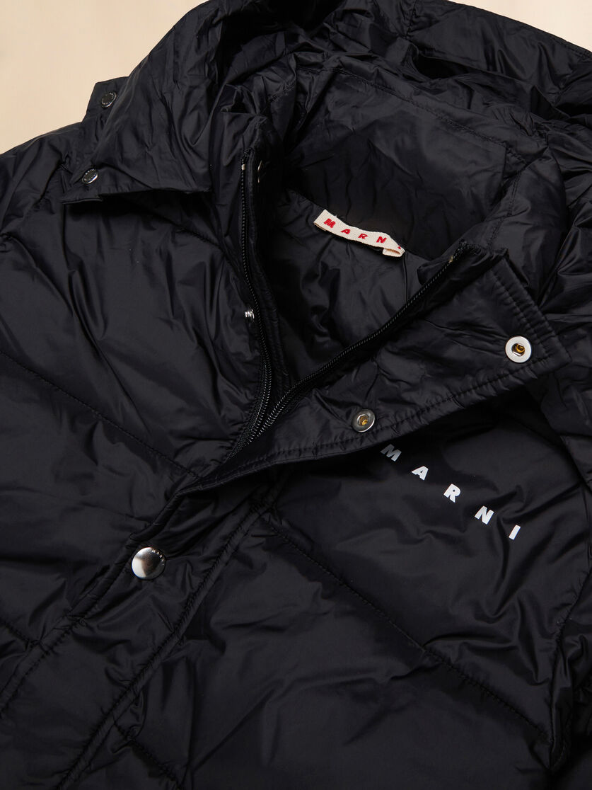 Hooded hooded jacket with logo - Jackets - Image 3
