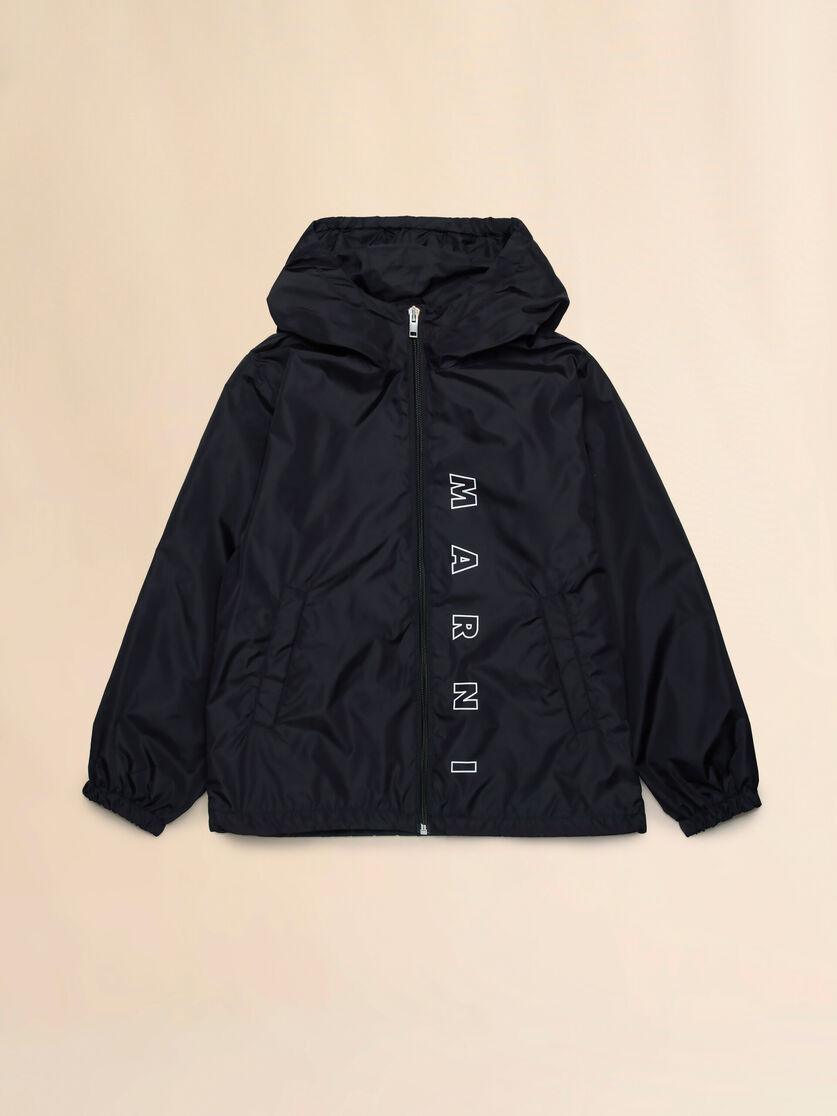 Pink windbreaker jacket with logo - Jackets - Image 1
