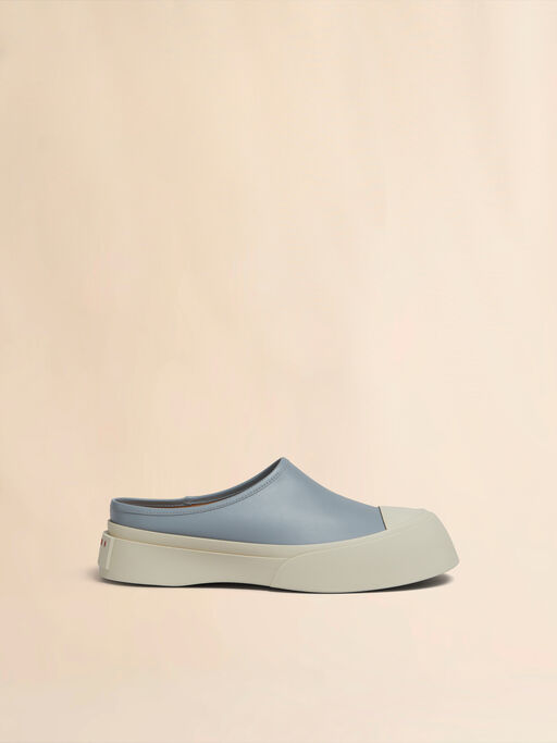 Grey leather Pablo sabot - Sneakers