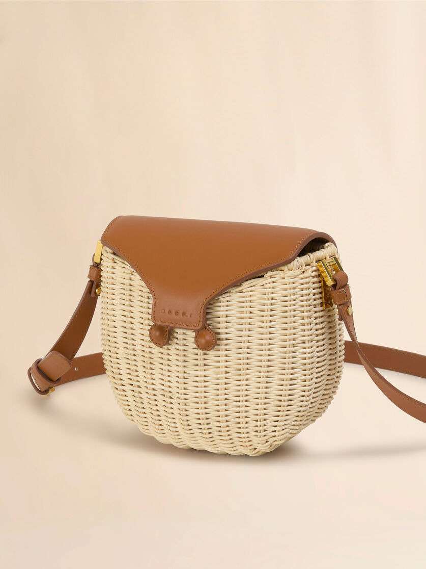 Natural rattan Midollino crossbody bag - Shoulder Bags - Image 4