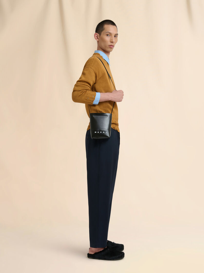 Light blue crossbody bag with shoelace strap - Shoulder Bag - Image 2