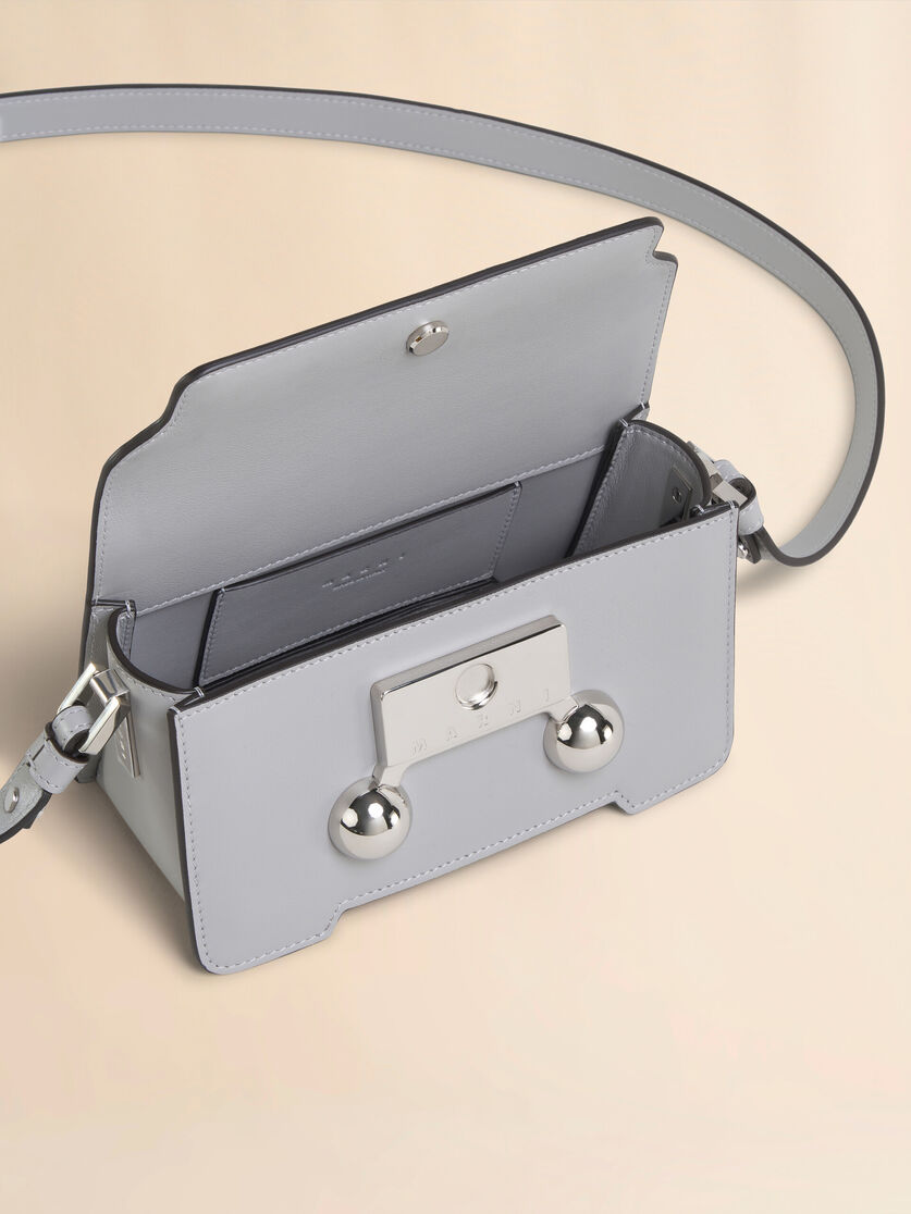 Blue leather Trunkaroo mini shoulder bag - Shoulder Bags - Image 3
