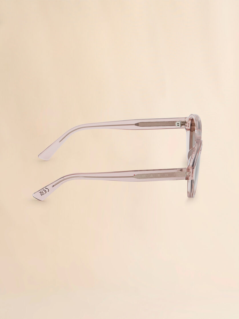Translucent pink Zeanou sunglasses, Image 3