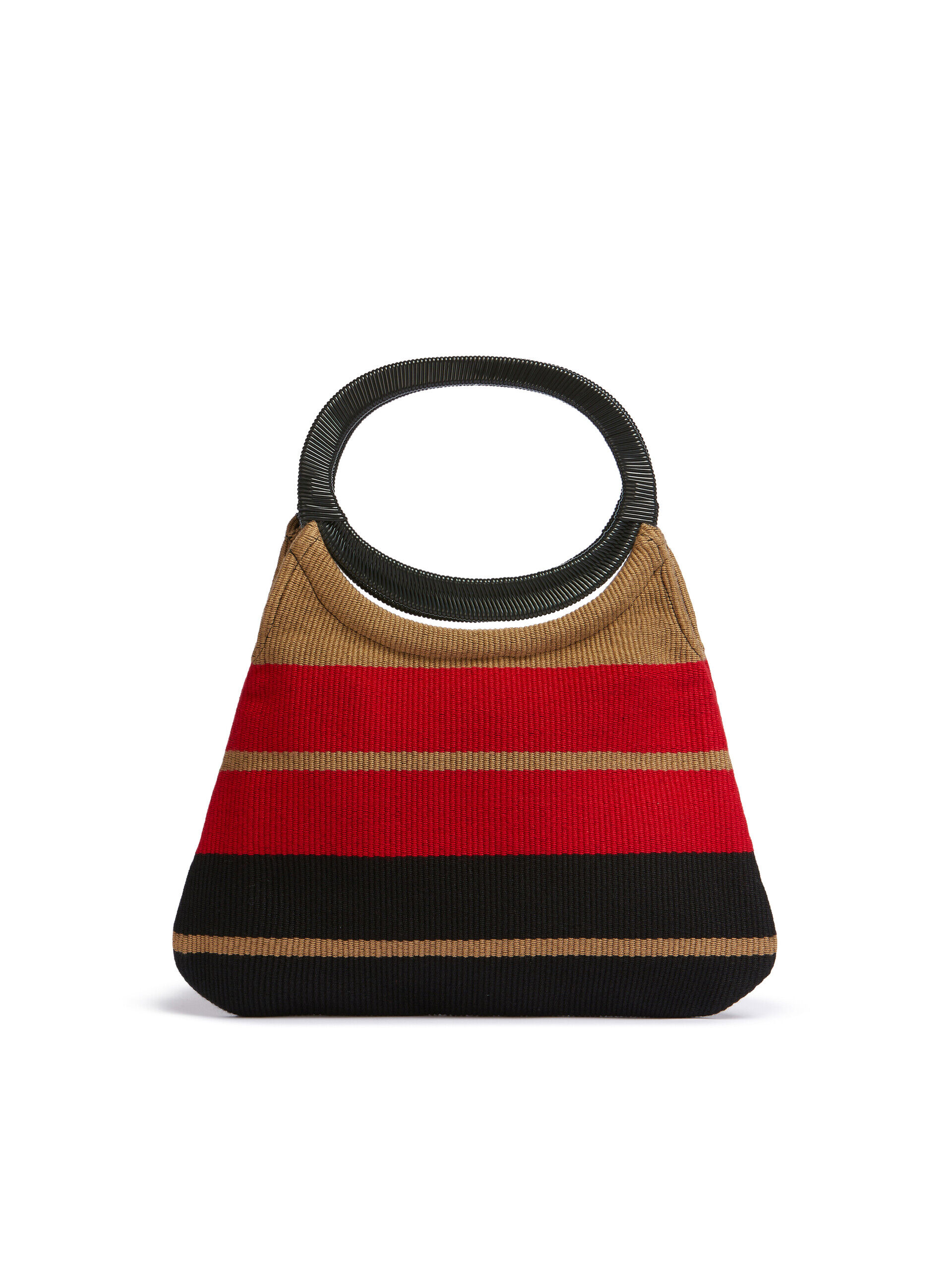 MARNI ストライプ ボートバッグ ベージュ ストライプ MARNI MARKET Boat バッグ | Marni