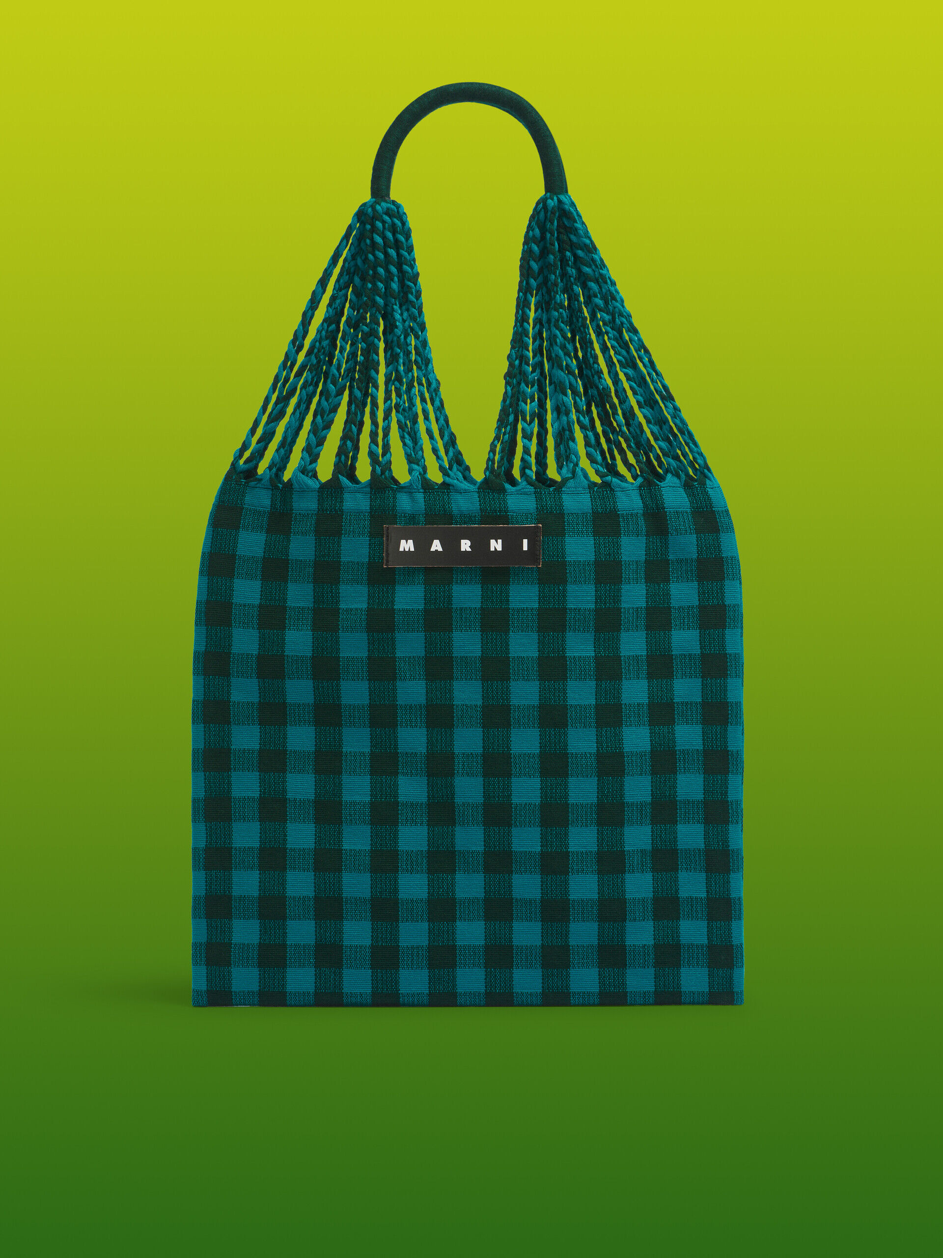 ☆送料無料 マルニ MARNI マーケット ショッピング ハンモック 694 ブラック MARNI MARKET HAMMOCK クロシェ ミニバッグ | Marni