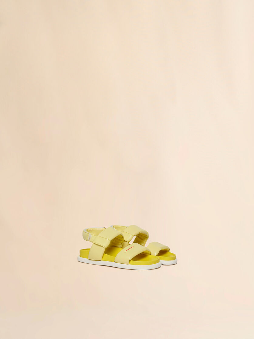 Yellow faux leather slingback Fussbett - Sneakers - Image 2
