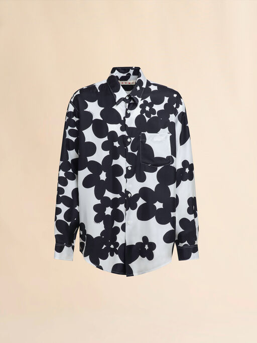 Black and white shirt with Dillies print - Shirts