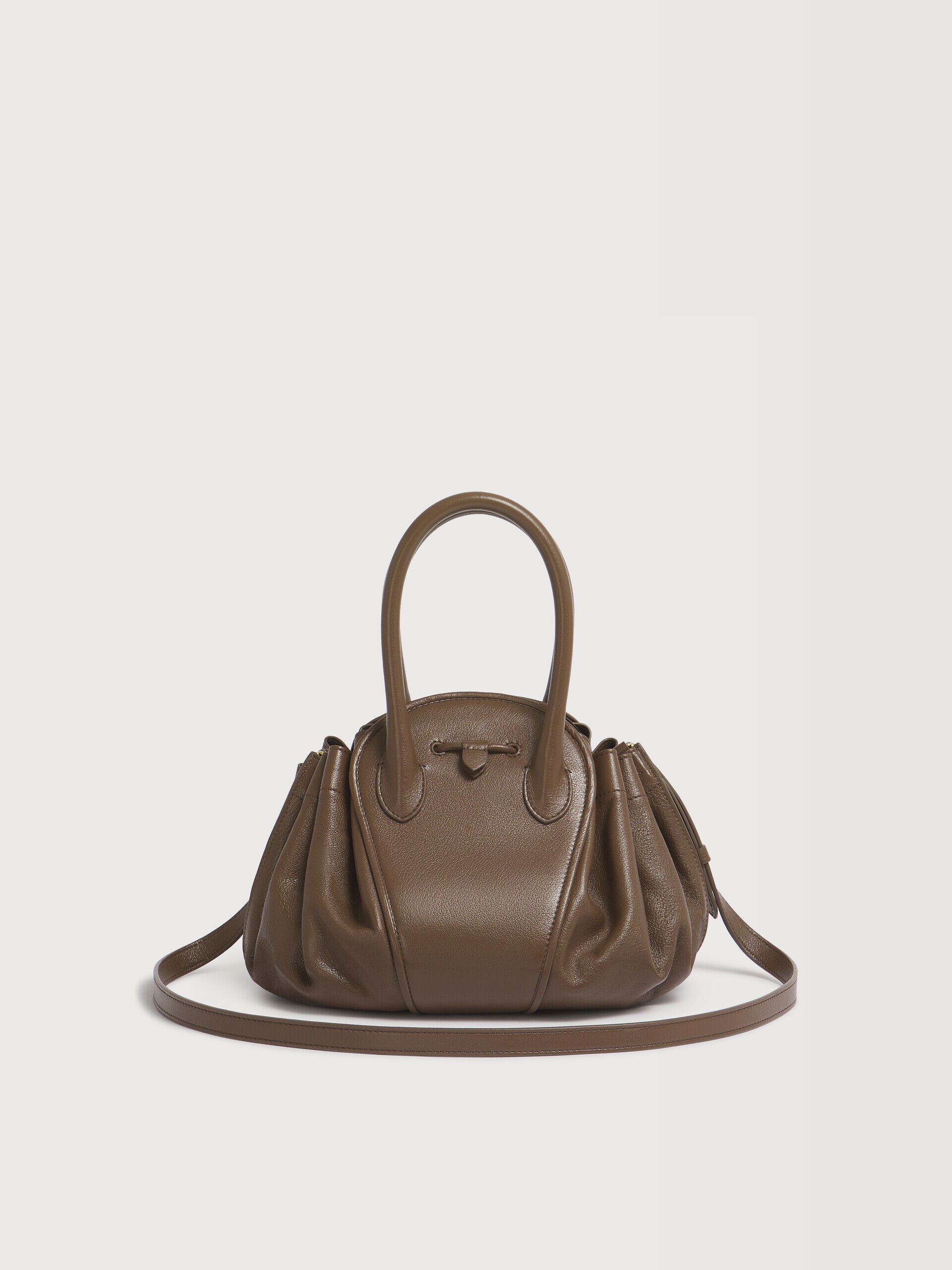 Light brown leather Tulipea small handbag | Marni