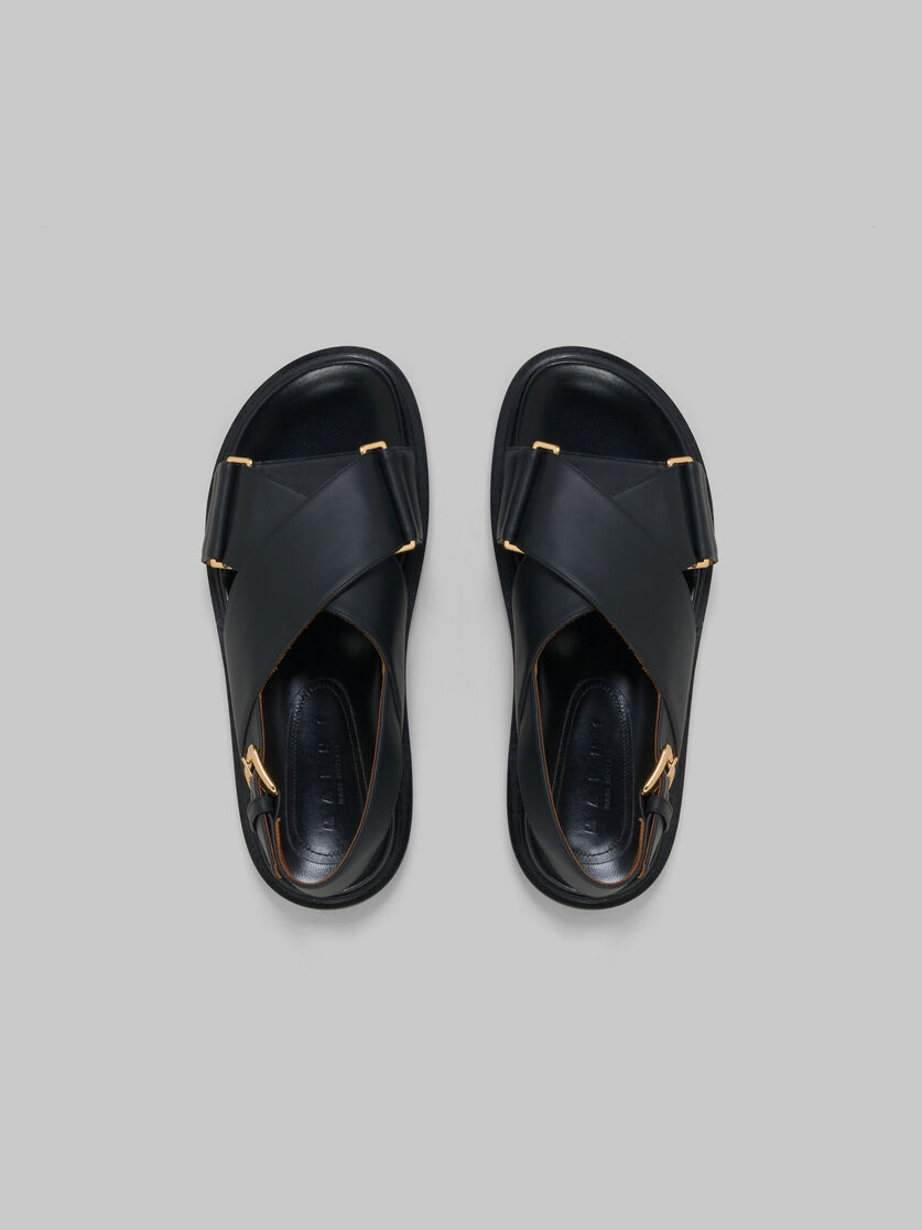 Fuchsia leather Fussbett - Sandals - Image 4
