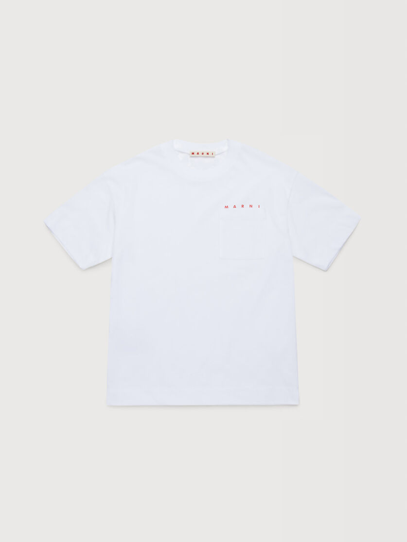 White T-shirt with pocket, Image 1
