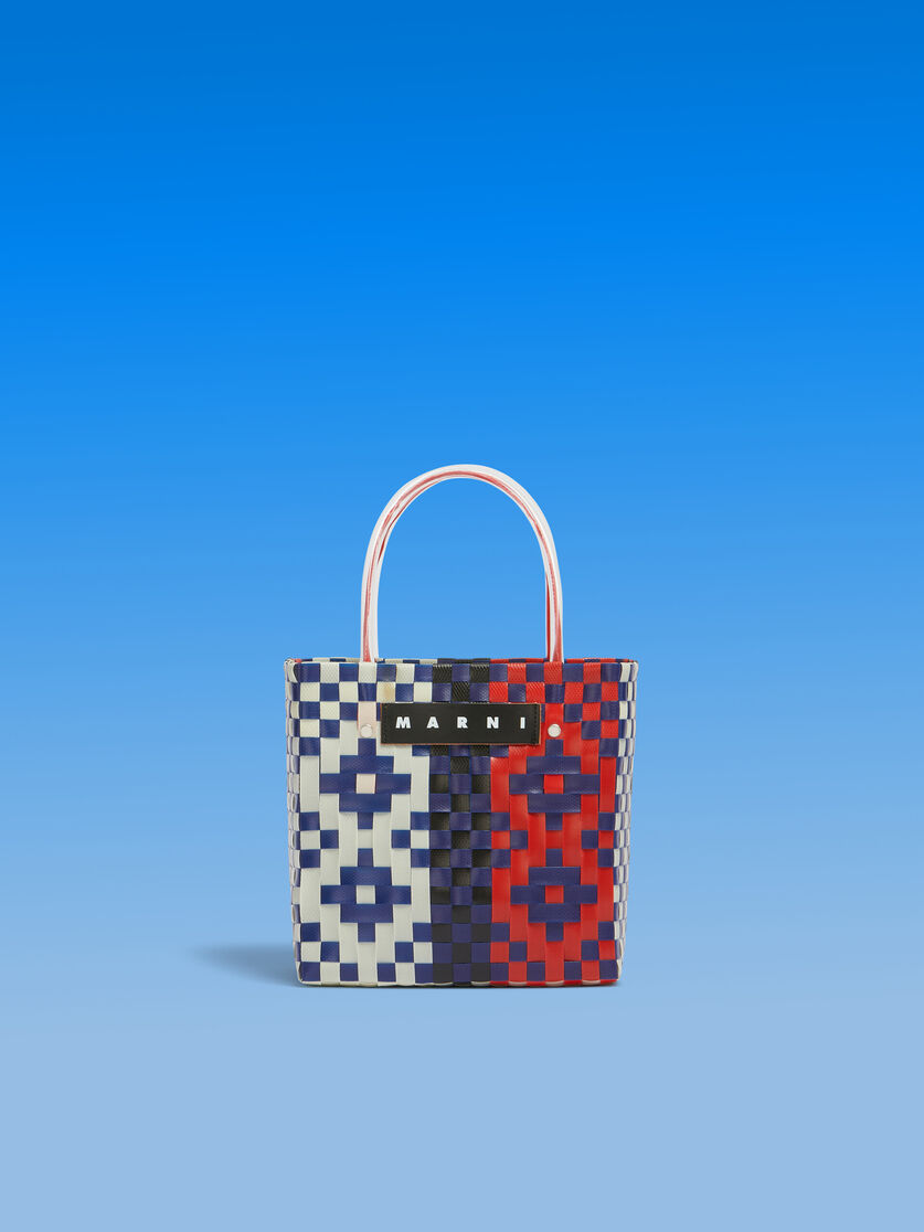 インディアンレッド MARNI MARKET MINI BASKET BAG - ショッピングバッグ - Image 1