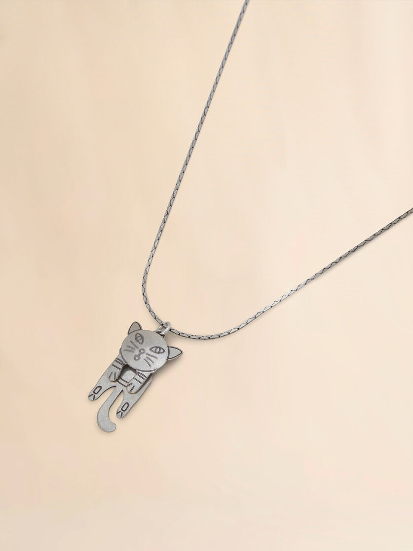 Cat-shaped pendant chain necklace - Necklaces - Image 2