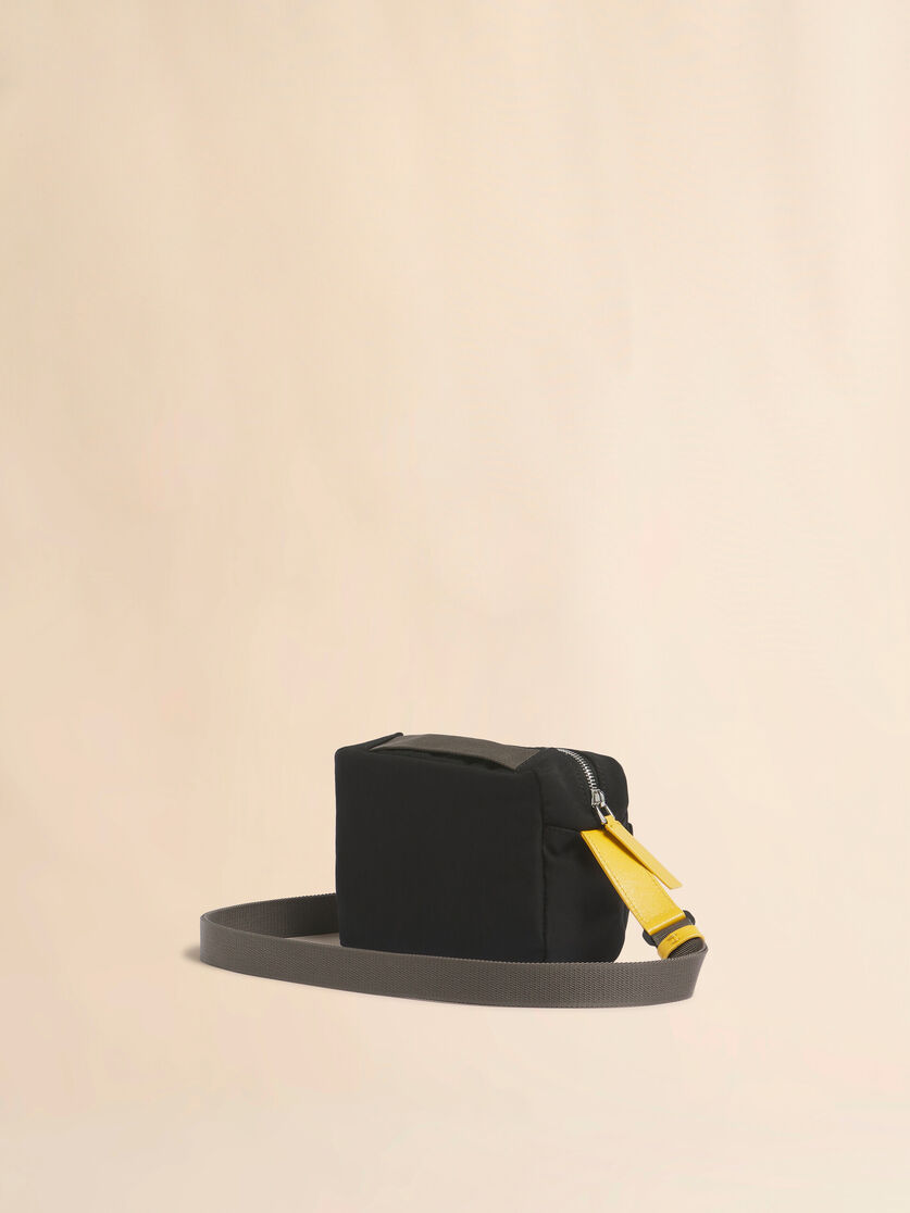 Black technical fabric camera bag, Image 3