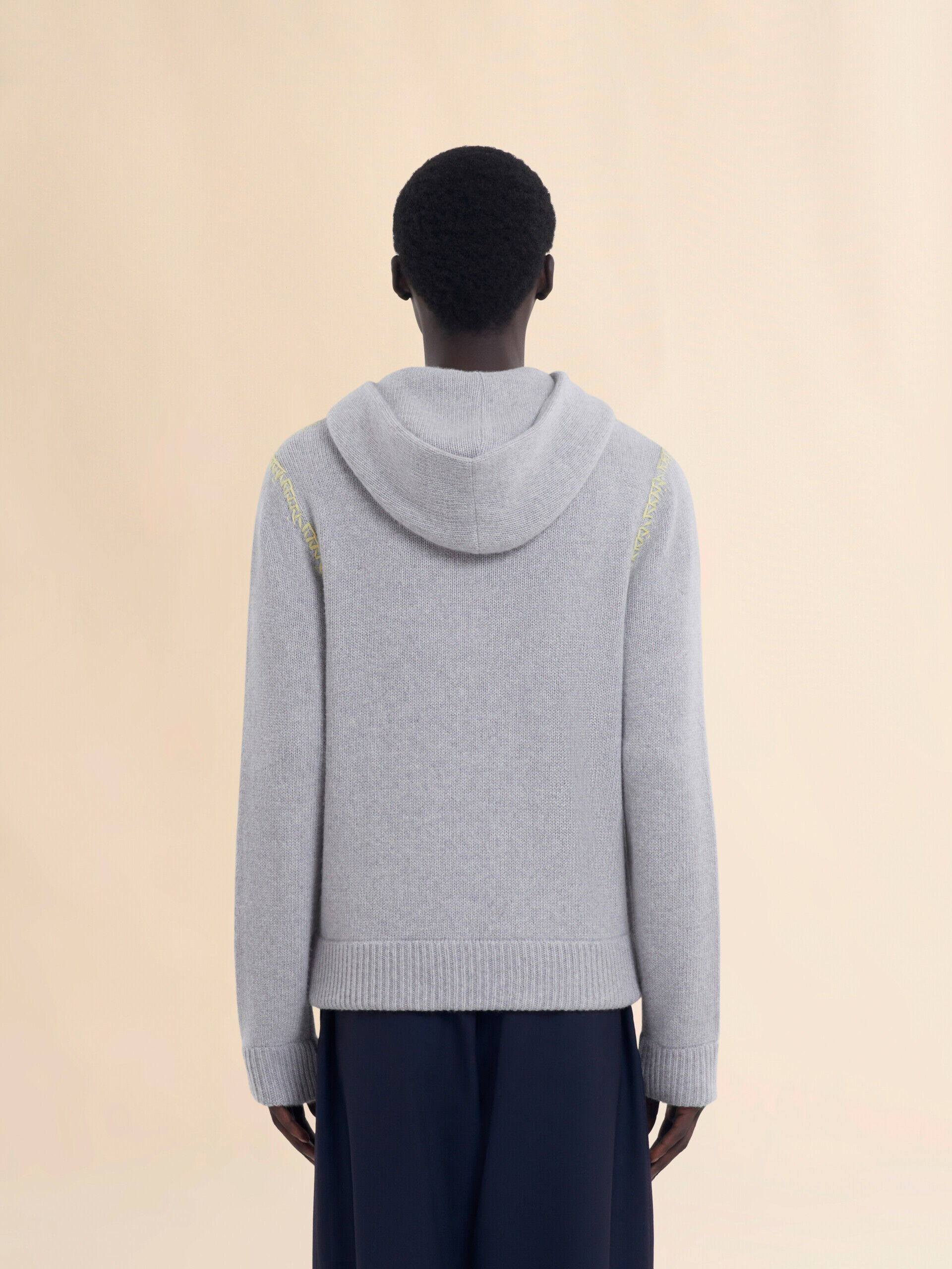 【関税込み】Marni グレー レイヤード フーディ MARNI マルニ Zip Up Hoodie ジップパーカー フーディー