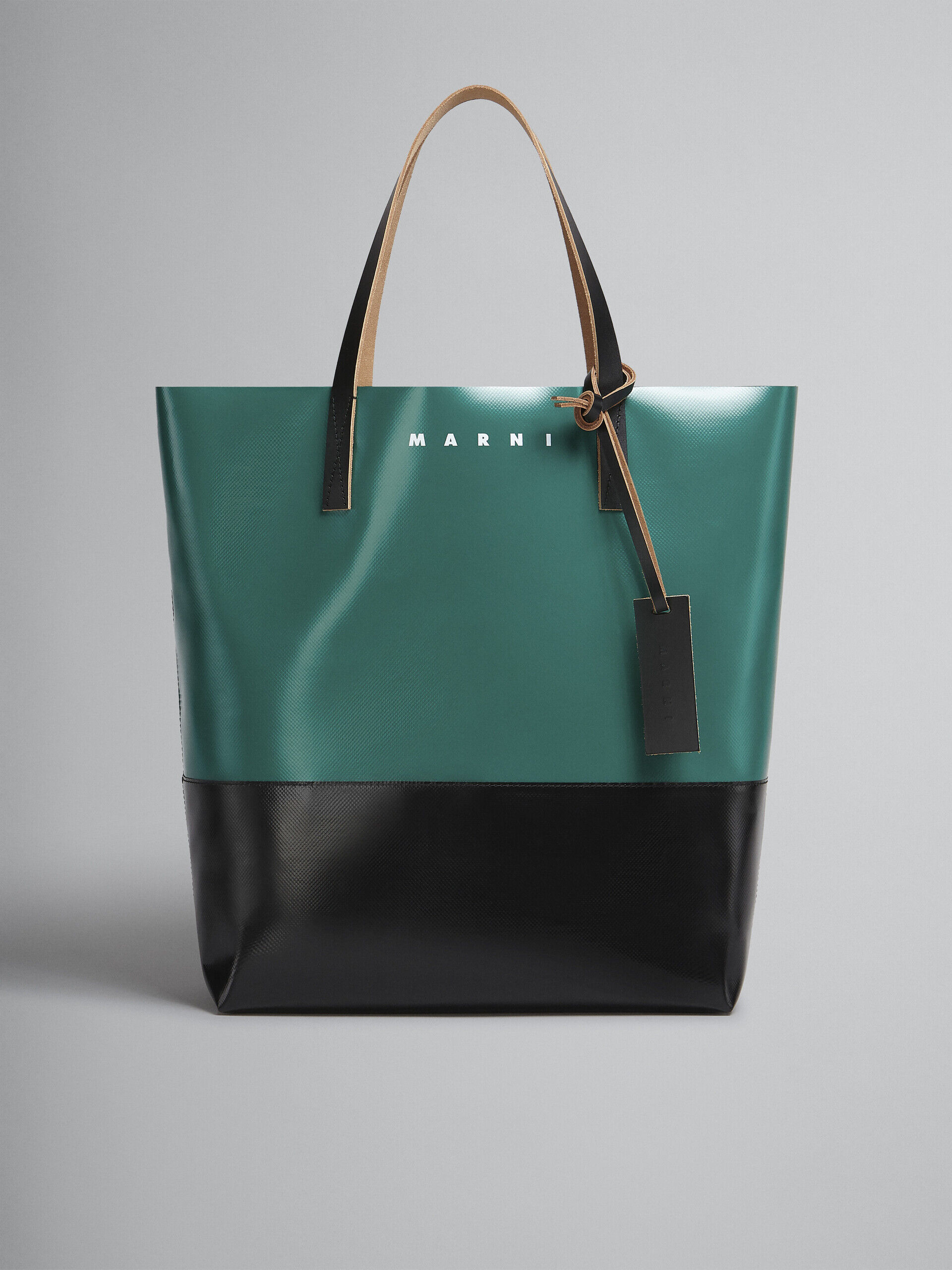 グリーン、ブラック Tribecaショッピングバッグ | Marni