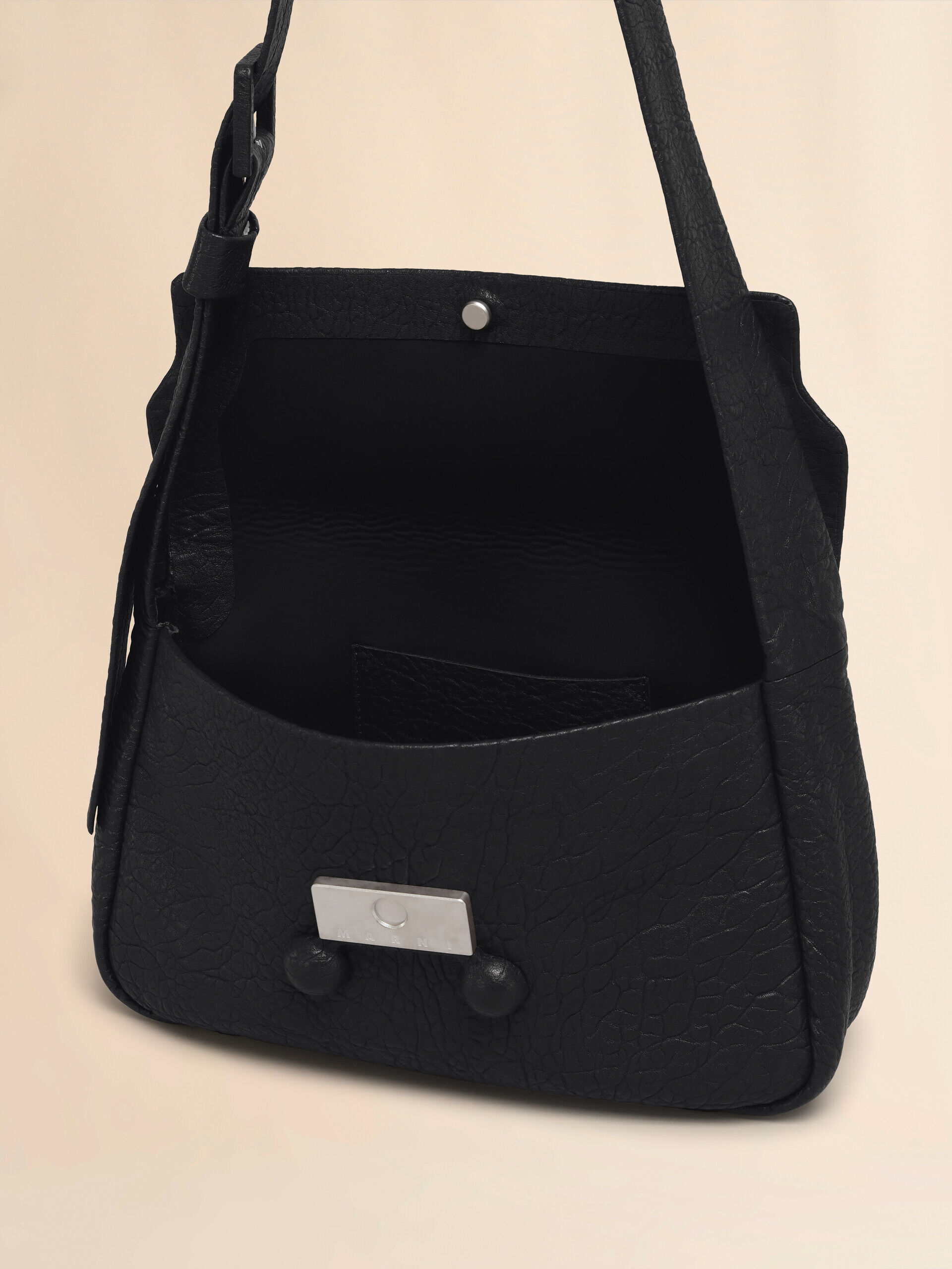 Black nappa medium Trunkaroo Soft bag | Marni