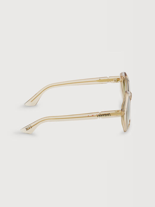 Ivory translucent Eluvi sunglasses - Optical