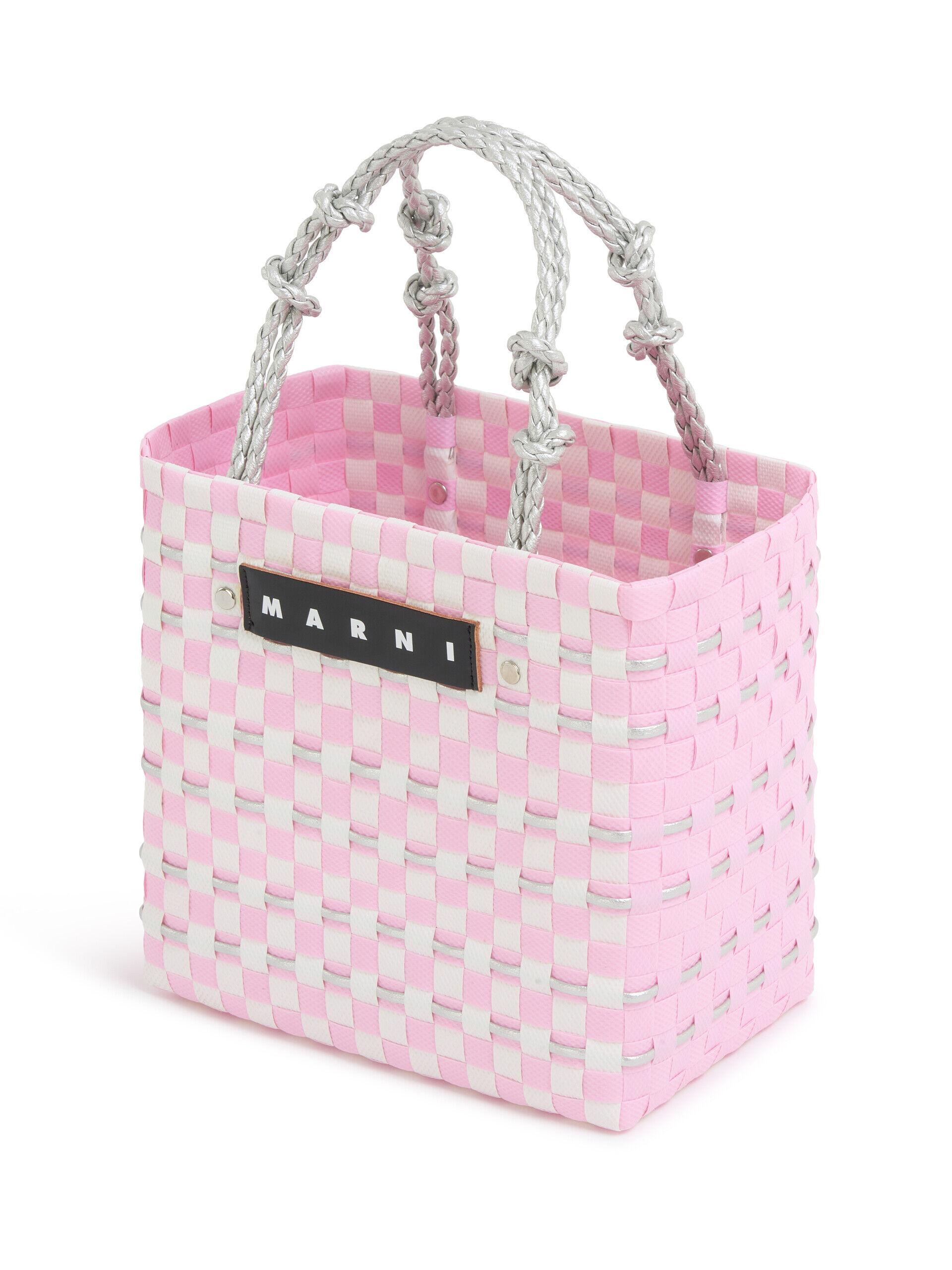 お歳暮 人気 オシャレ ピンク MARNI MARKET ブレードハンドル バスケットバッグ | Marni バッグ