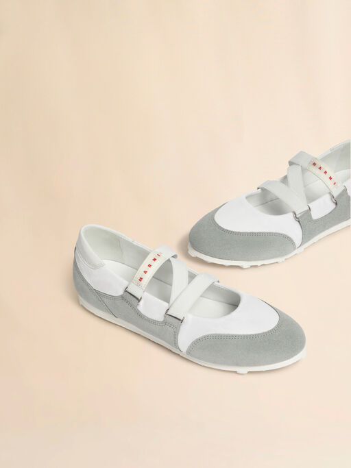 Soccer Retro grey ballerina trainers - Sneakers