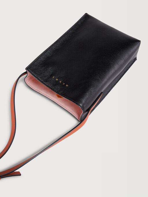 Museo Soft Nano Bag in green and black leather - Shoulder Bags
