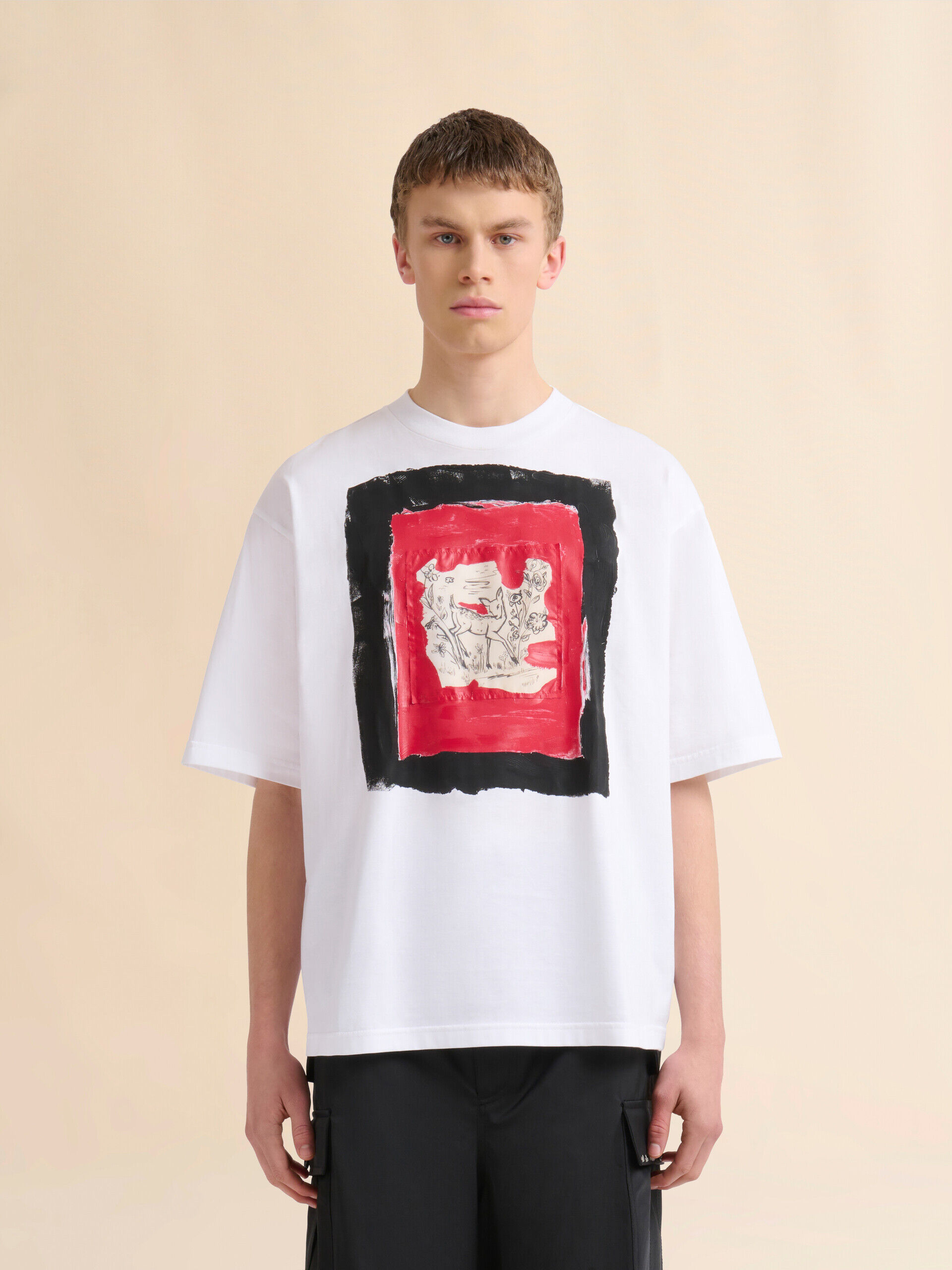 国内発送【MARNI】ホワイト コットン製T-シャツ マルニ】オーガニックコットン製 Tシャツ – GQ SHOP
