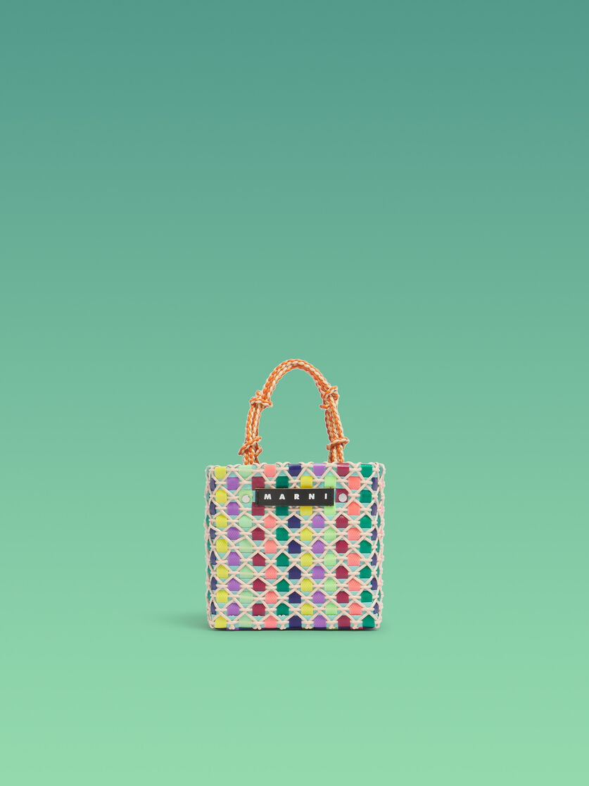 レイン MARNI MARKET CAKE BASKET MINI - ショッピングバッグ - Image 1