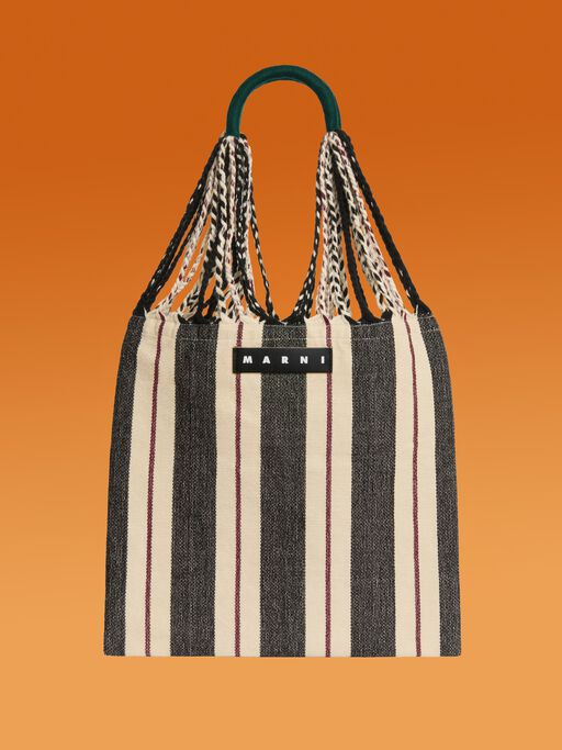 チャコール MARNI MARKET HAMMOCK BAG - ハンドバッグ