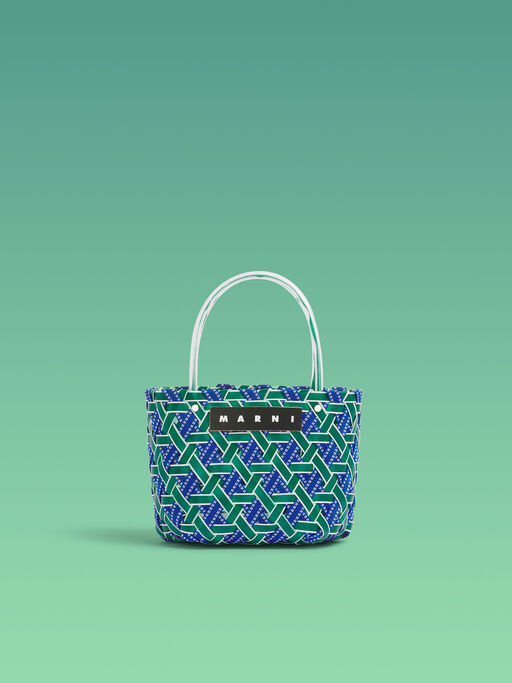 インク MARNI MARKET RIBBON BASKET - ショッピングバッグ