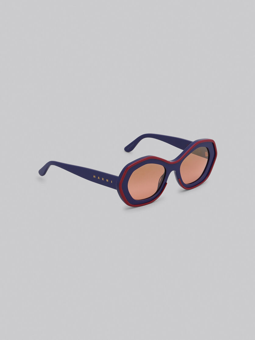 Blue Ulawun Vulcano acetate sunglasses | Marni 