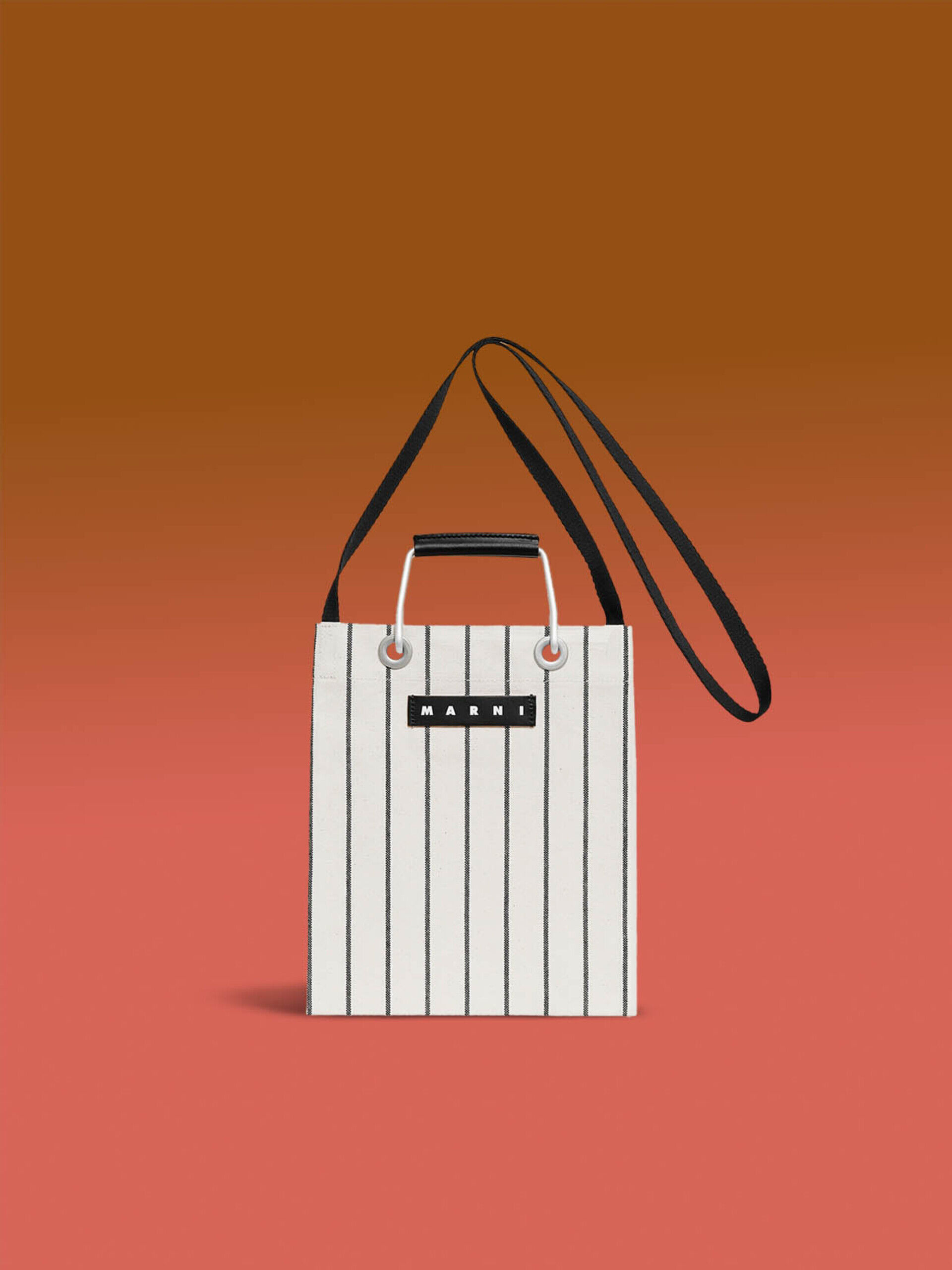アンティックホワイト MARNI MARKET COTTON STRIPE MINI