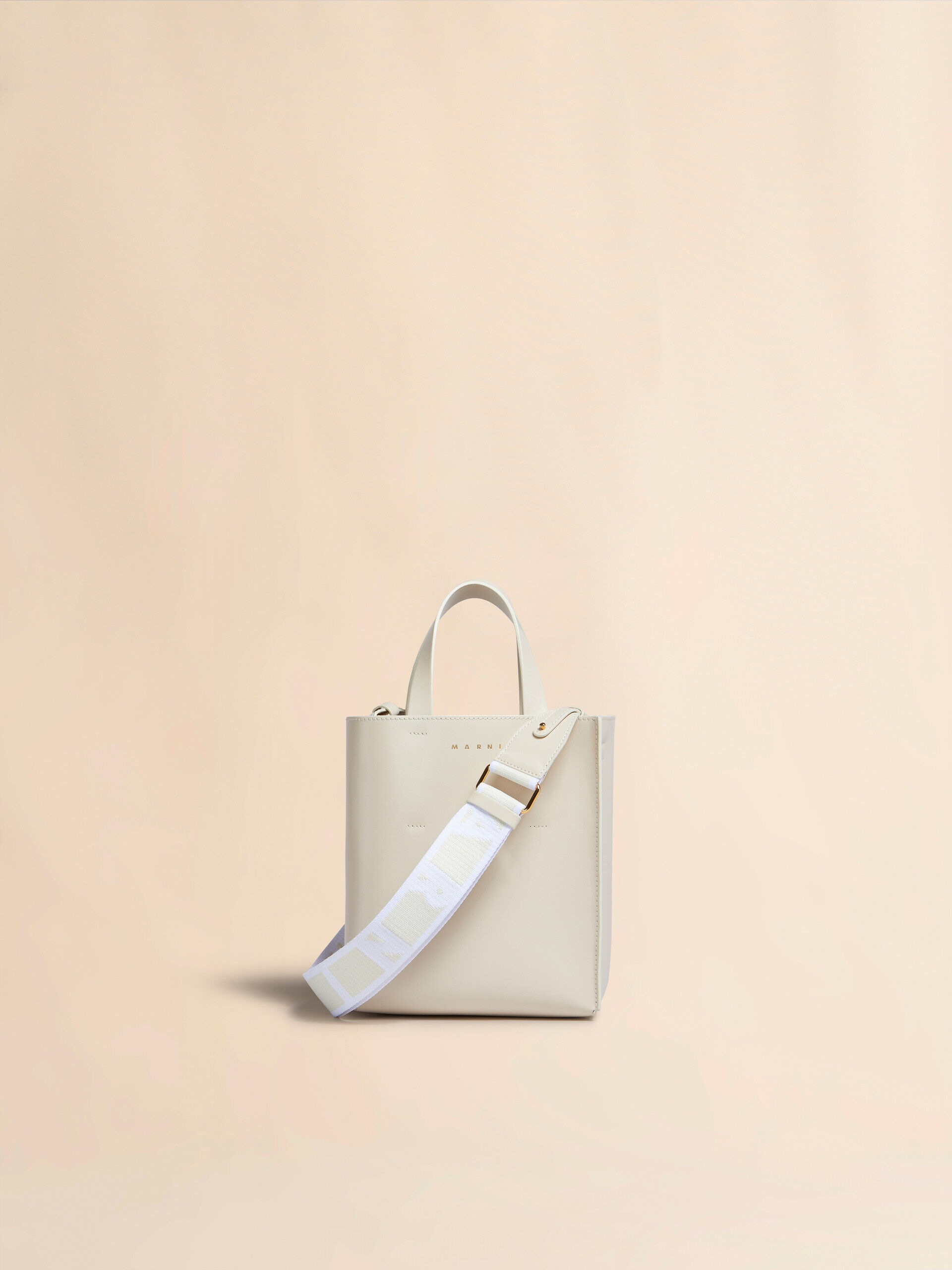 MARNI クリーム レザー製 Museo スモールバッグ クリーム レザー製 Museo スモールバッグ | Marni