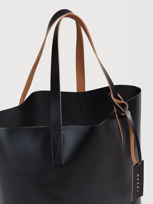 Black open shopper with Marni tag - Shopping Bags