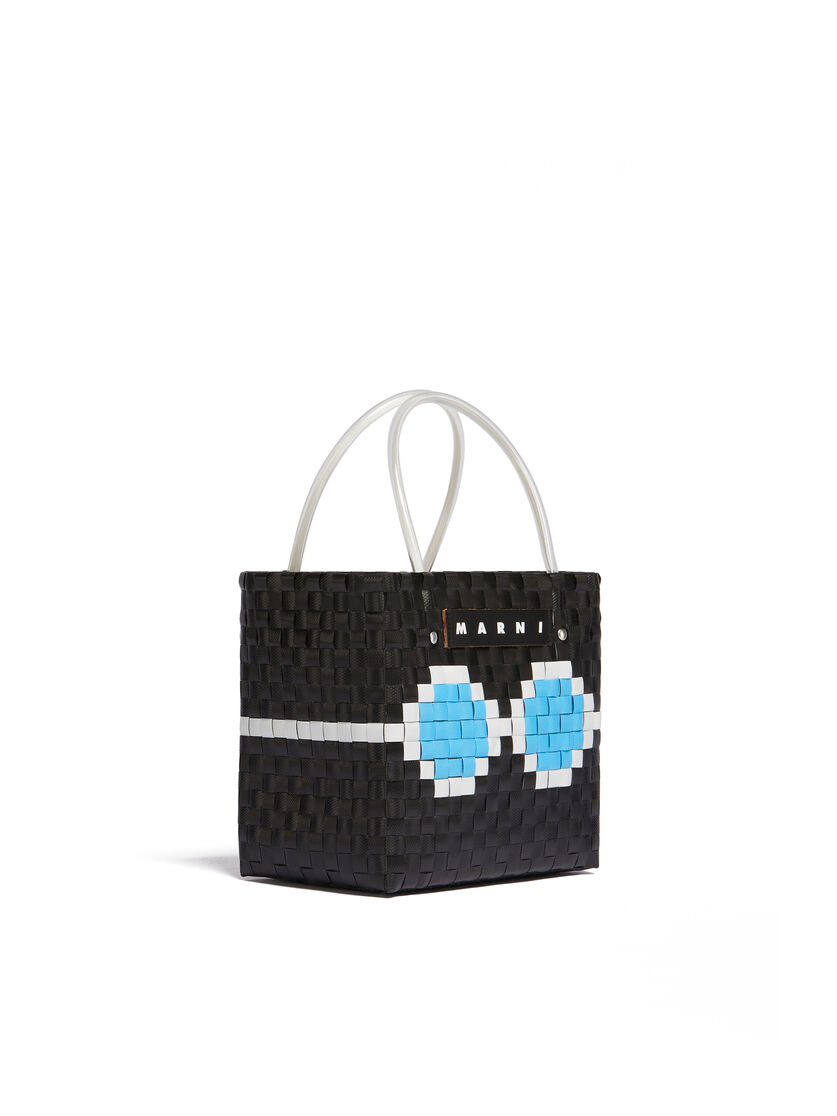 Black MARNI MARKET SUN BASKET bag - Shopping Bags - Image 2
