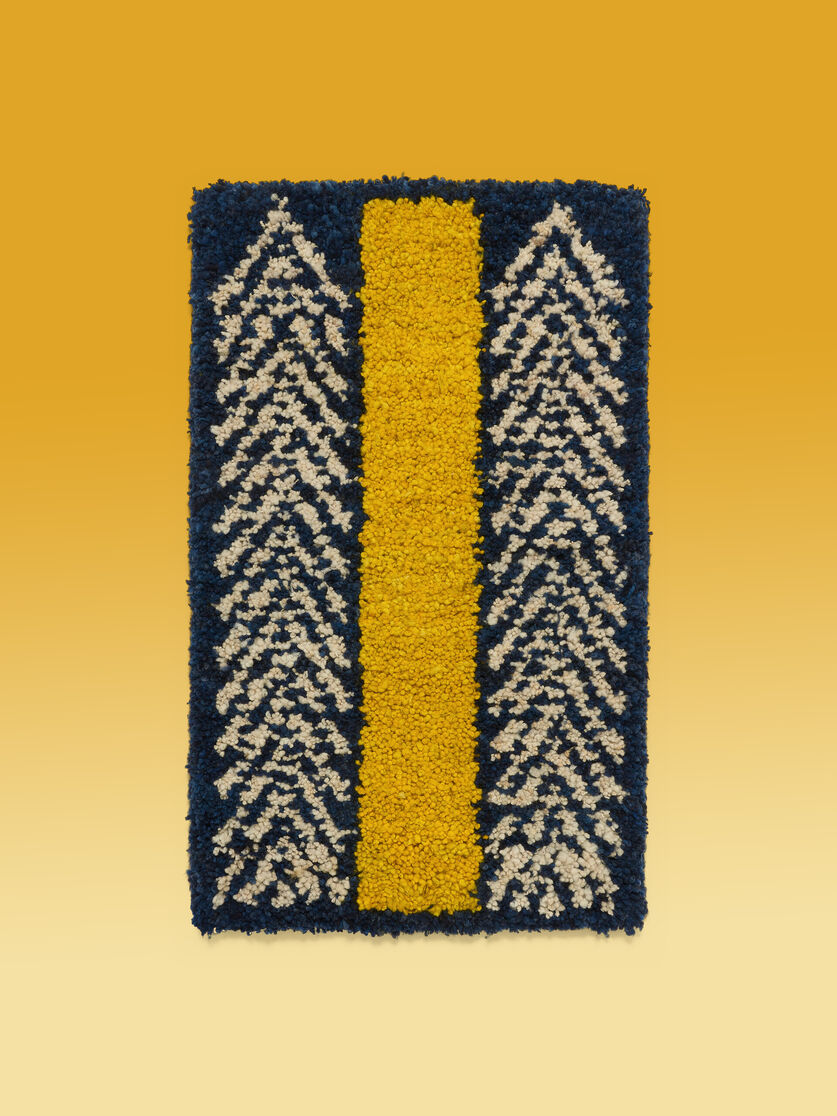 ラージ イエロー Marni Market カラーブロック マット, Image 1