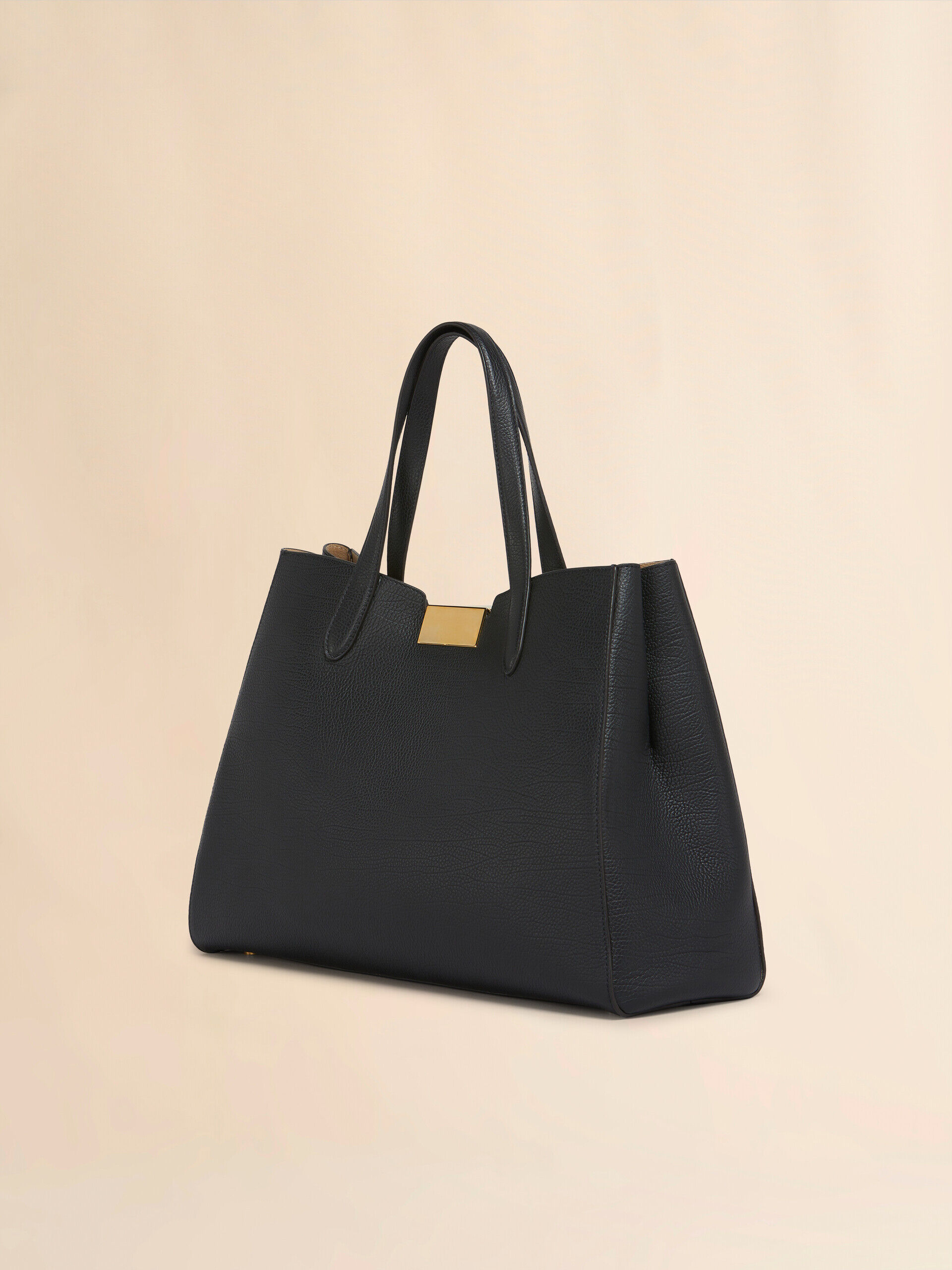 【MARNI】レザー製 Trunkaroo トート ミディアム ハンドバッグ ブラック レザー製 Trunkaroo トートミディアムハンドバッグ | Marni