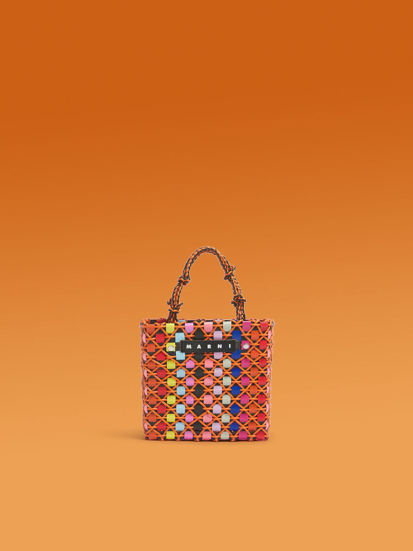レイン MARNI MARKET CAKE BASKET MINI - ショッピングバッグ - Image 1