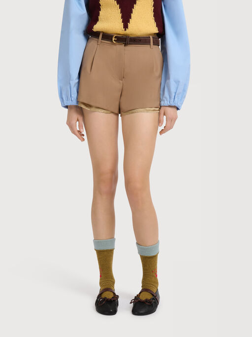 Soft Ballerina Mary Jane aus schwarzem und braunem Leder - Ballerinas