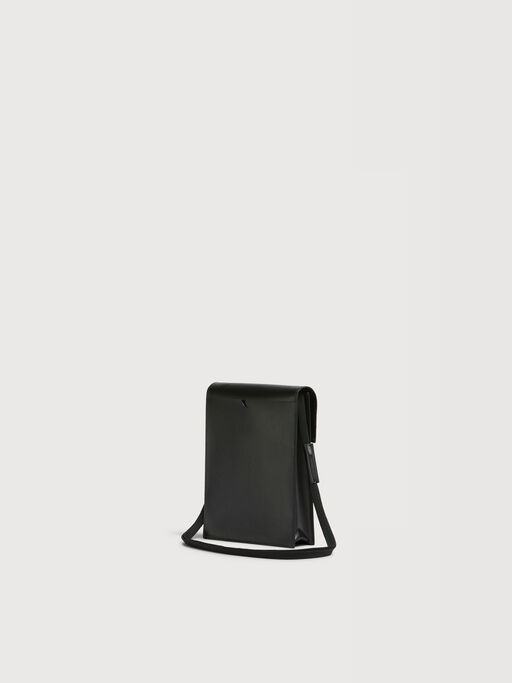 Black Tribeca pouch with shoelace strap - Shoulder Bags