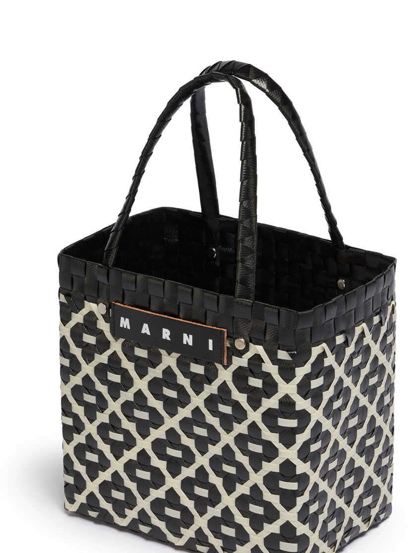 ブルー レッド MARNI MARKET Criss-Cross ミニ バスケットバッグ - ショッピングバッグ - Image 4