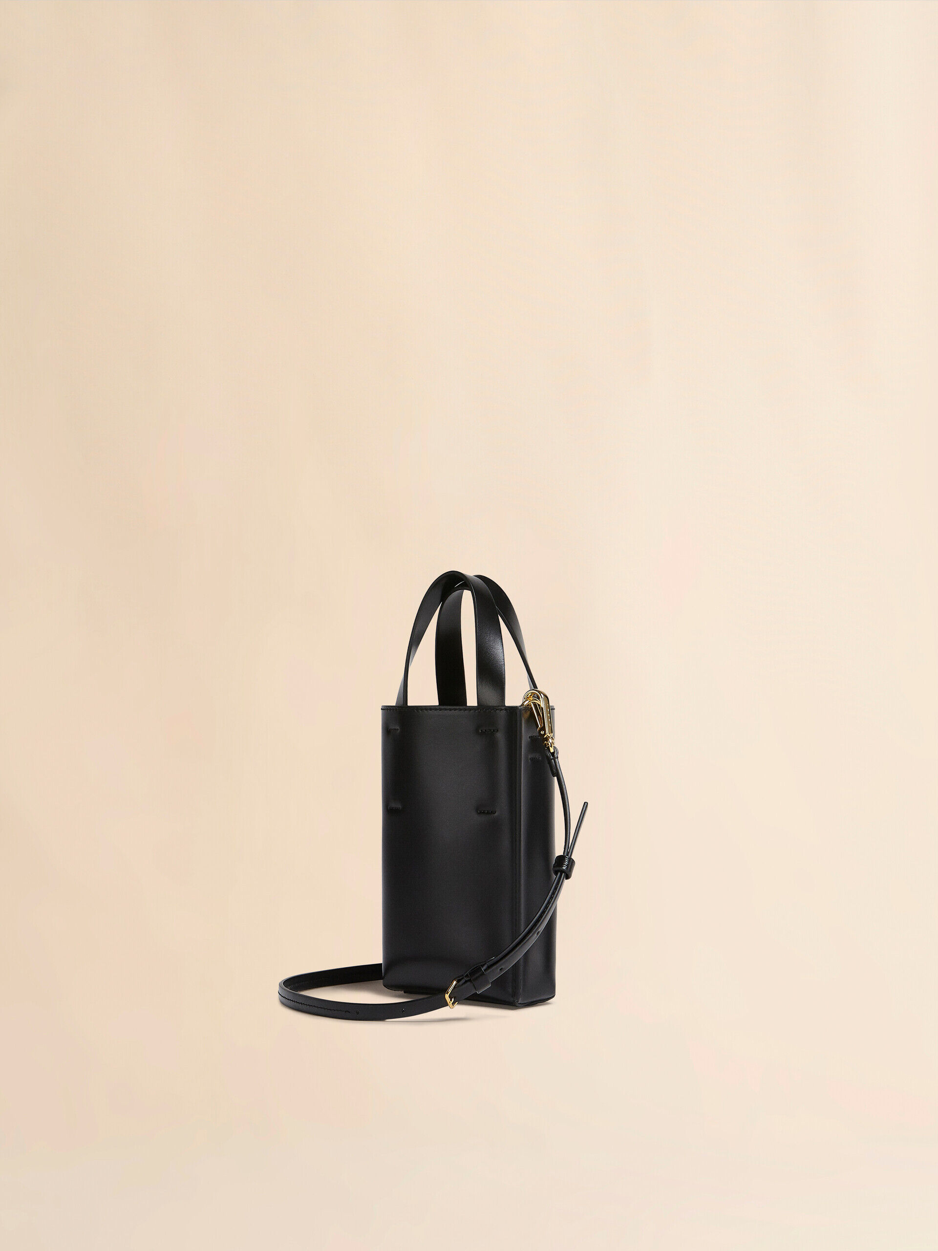 MUSEO nano bag in black leather | Marni