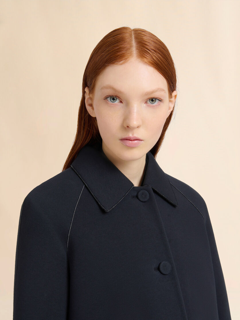 Black jersey jacket with pockets - Jackets - Image 4