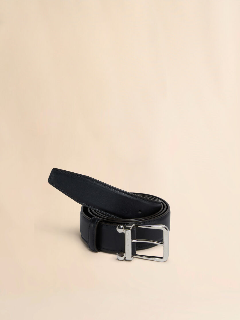 Black leather Trunkaroo belt - Belts - Image 2