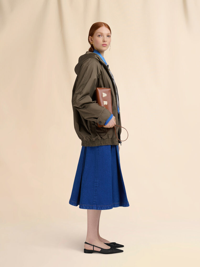 Grey cashmere colour-block cardigan - Pullovers - Image 5