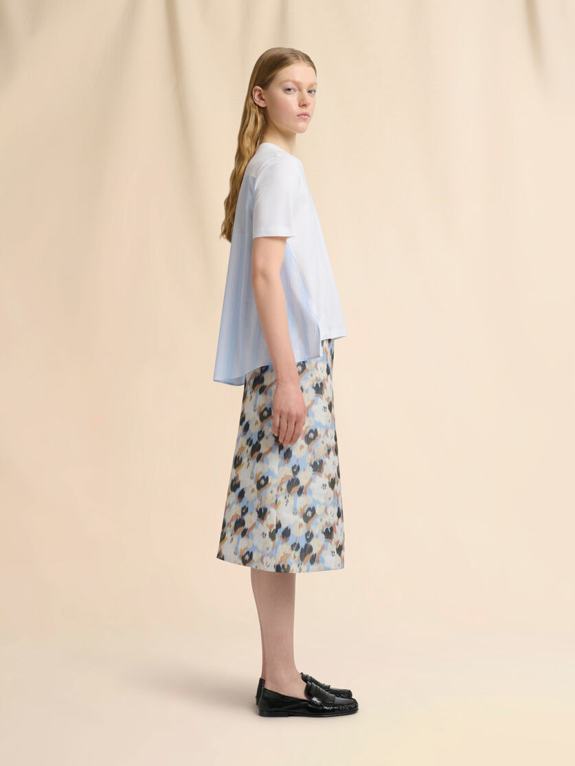 ホワイト バックはポプリンのコットンTシャツ, Image 5