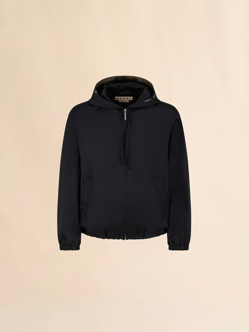 Black taffeta jacket with Marni Mending - Jackets