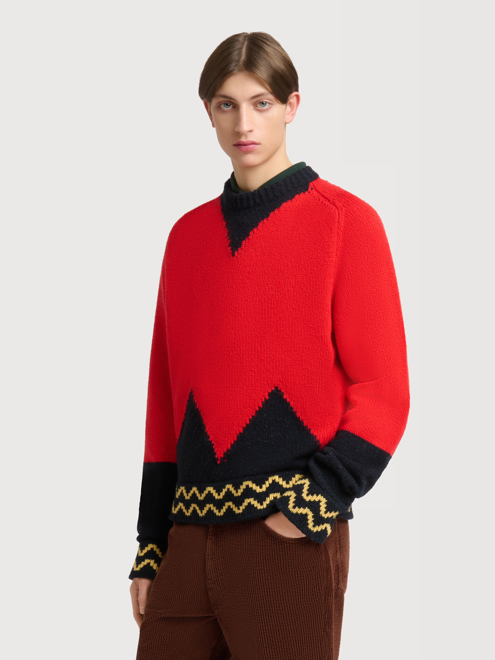 メンズ モヘア、ウールセーター、カーディガン | Marni